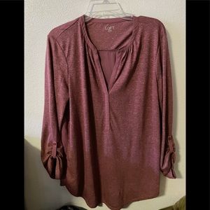 Loft Mixed Media Large Top